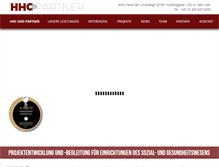 Tablet Screenshot of hhc-partner.com